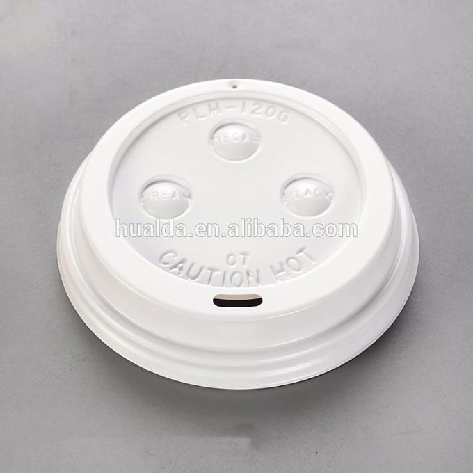 Mini tasse jetable en plastique transparente qui respecte l'environnement de sauce à pp avec la couverture de couvercle