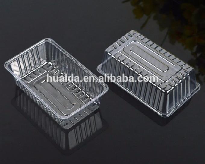 Mini tasse jetable en plastique transparente qui respecte l'environnement de sauce à pp avec la couverture de couvercle