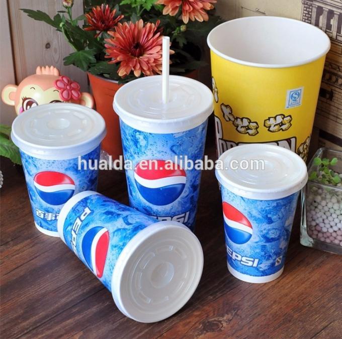 Tasse de papier enduite de PE jetable de double couche formant la machine