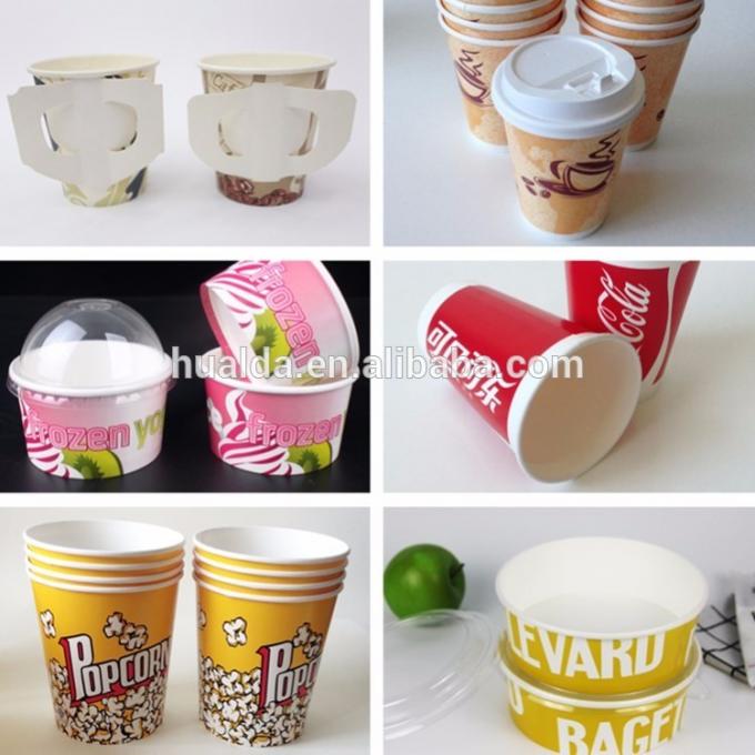 Tasse de papier jetable de l'eau d'impression fait sur commande de logo pour l'hôtel