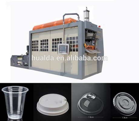 Machine thermoforming de grand couvercle en plastique de tasse fournisseur