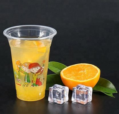 Tasse de thé en plastique d'OEM de conception de boissons de couvercle chaud en plastique très utilisé de tasse faisant la machine fournisseur
