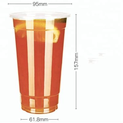 Tasse de thé en plastique d'OEM de conception de boissons de couvercle chaud en plastique très utilisé de tasse faisant la machine fournisseur