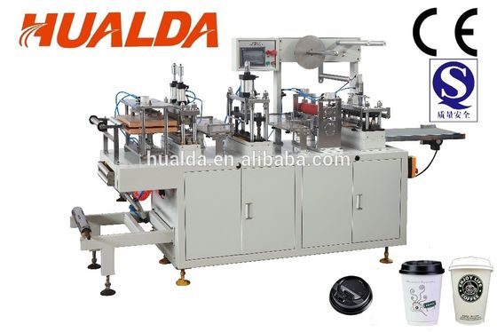 Couvercle en plastique à grande vitesse de Hualida HLD-420W faisant la machine fournisseur