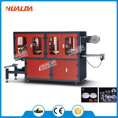 Couvercle jetable en plastique de tasse de HLD-420L formant la machine fournisseur