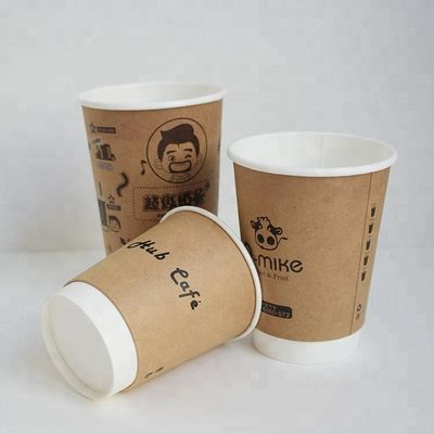 Tasse de papier jetable de l'eau d'impression fait sur commande de logo pour l'hôtel fournisseur