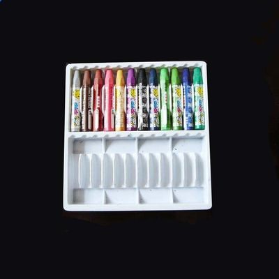 Machine pour faire la boîte transparente en plastique jetable de plateau de notice explicative de stylo de crayon de cire fournisseur