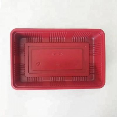 machine thermoforming en plastique pour faire le plateau jetable de conteneur de gâteau fournisseur