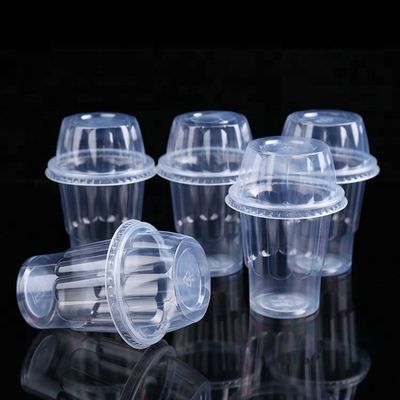 10oz qui respecte l'environnement bon marché dégagent la tasse en plastique d'ANIMAL FAMILIER pour la crème glacée avec le couvercle fournisseur