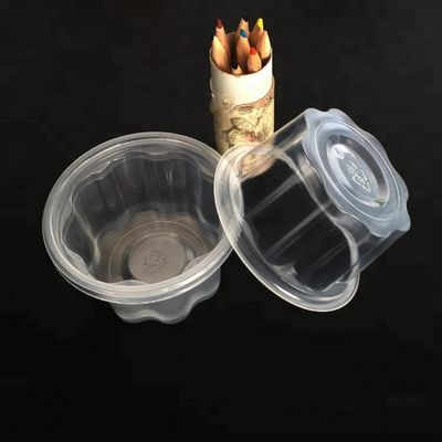 10oz qui respecte l'environnement bon marché dégagent la tasse en plastique d'ANIMAL FAMILIER pour la crème glacée avec le couvercle fournisseur